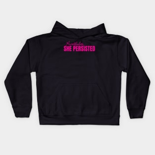 She Persisted Kids Hoodie